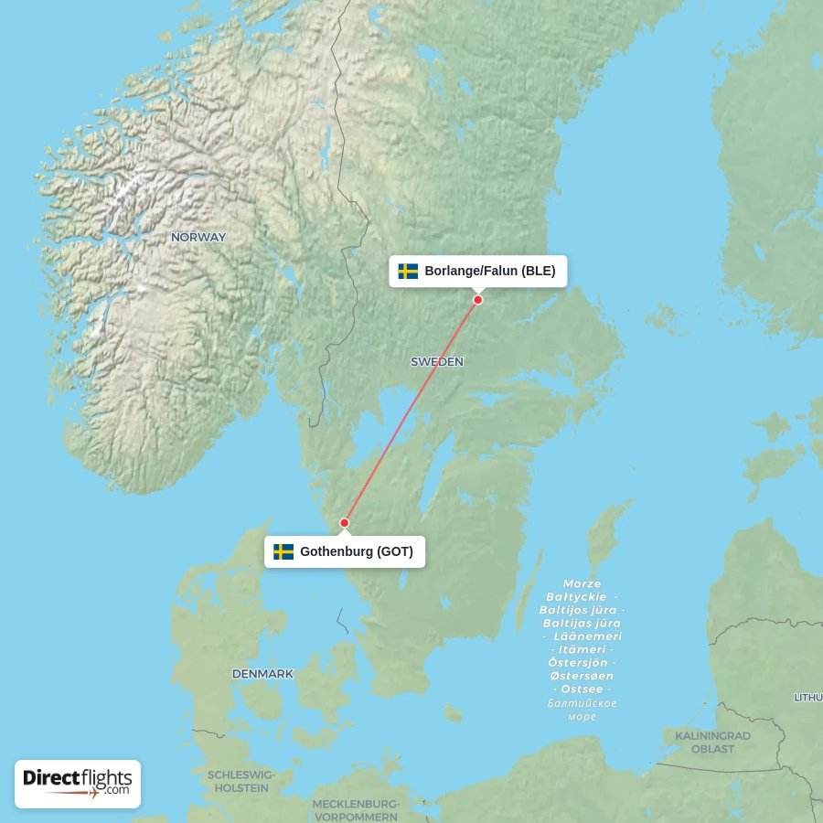 GOT - BLE route map