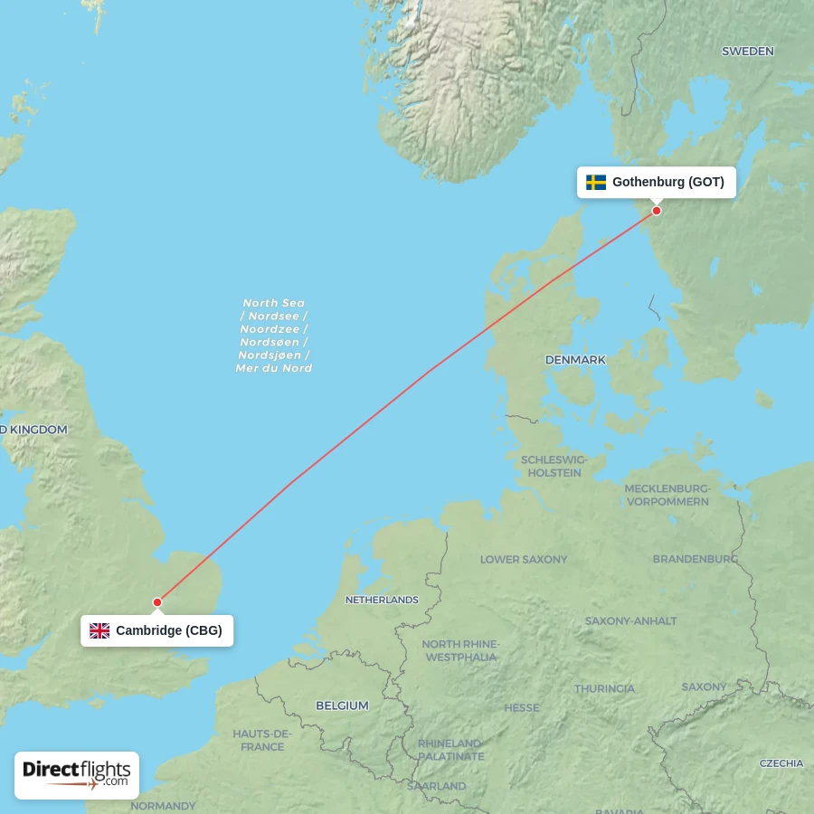 GOT - CBG route map