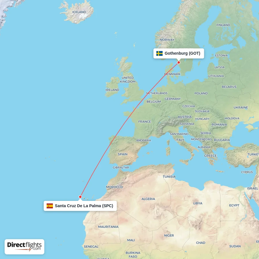 GOT - SPC route map