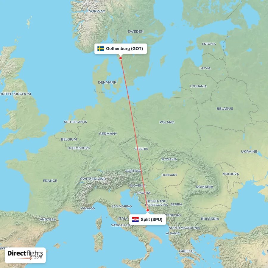 GOT - SPU route map