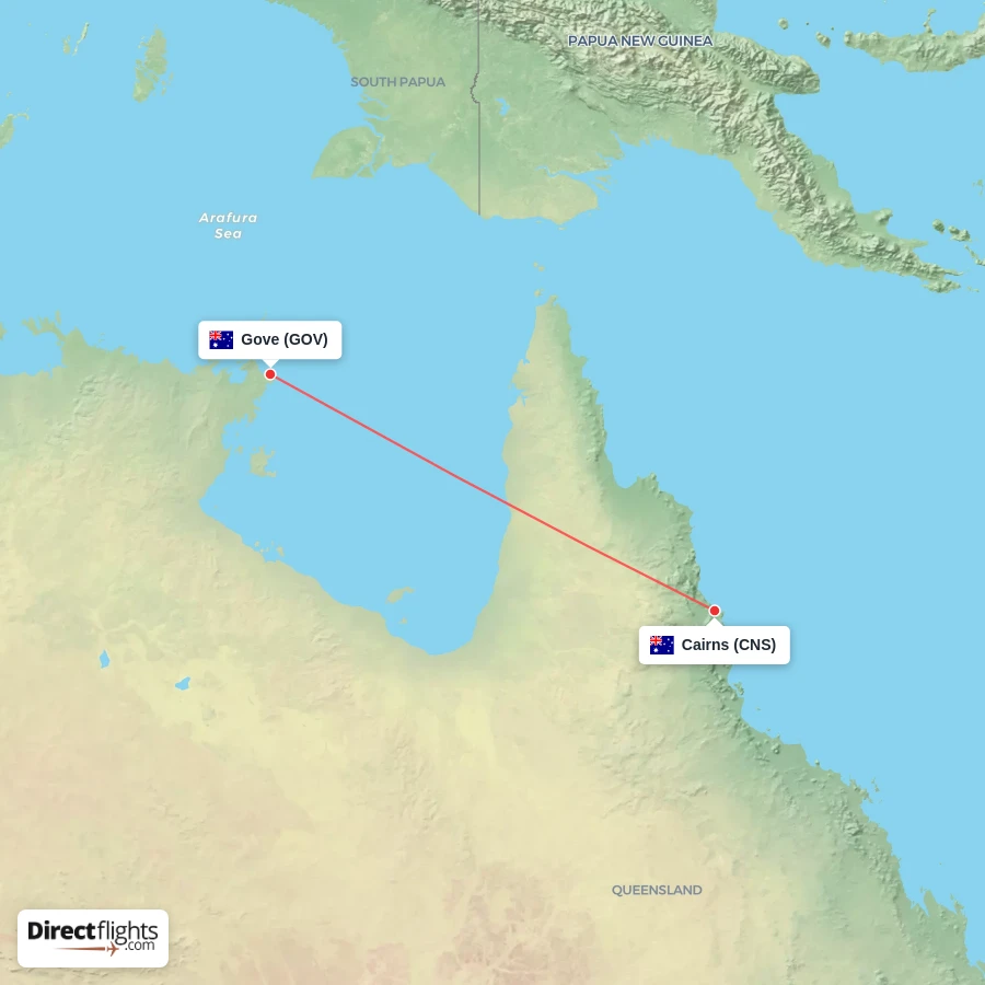 GOV - CNS route map