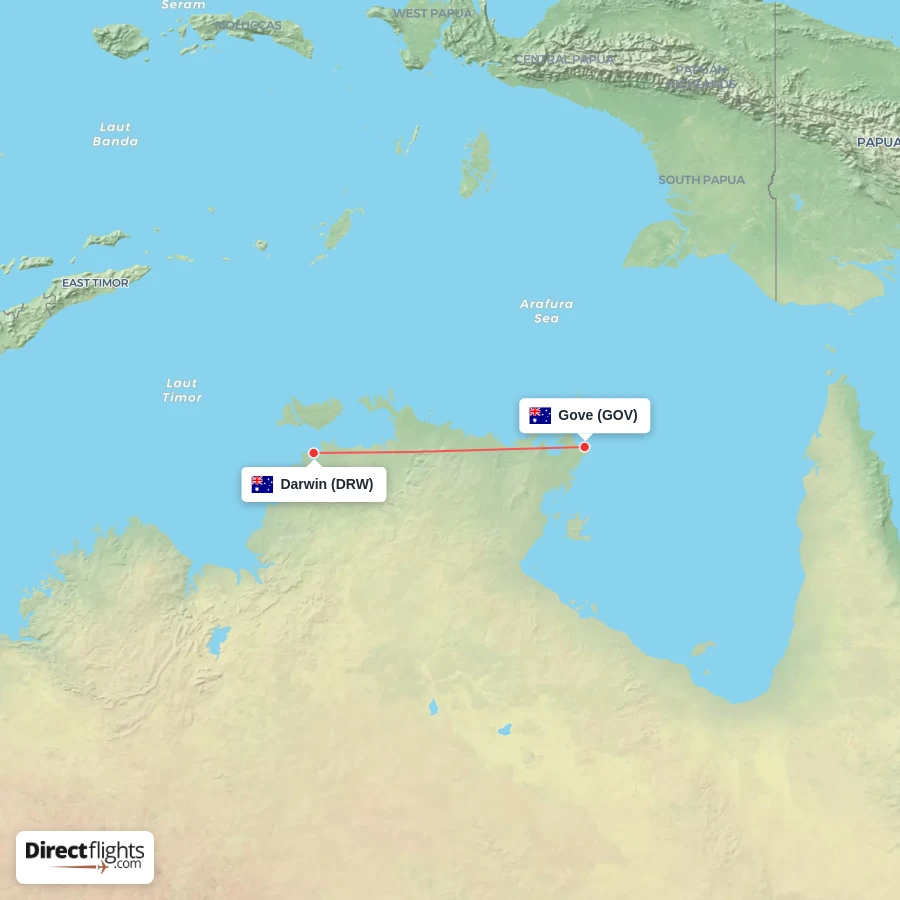 GOV - DRW route map