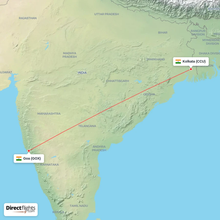 GOX - CCU route map
