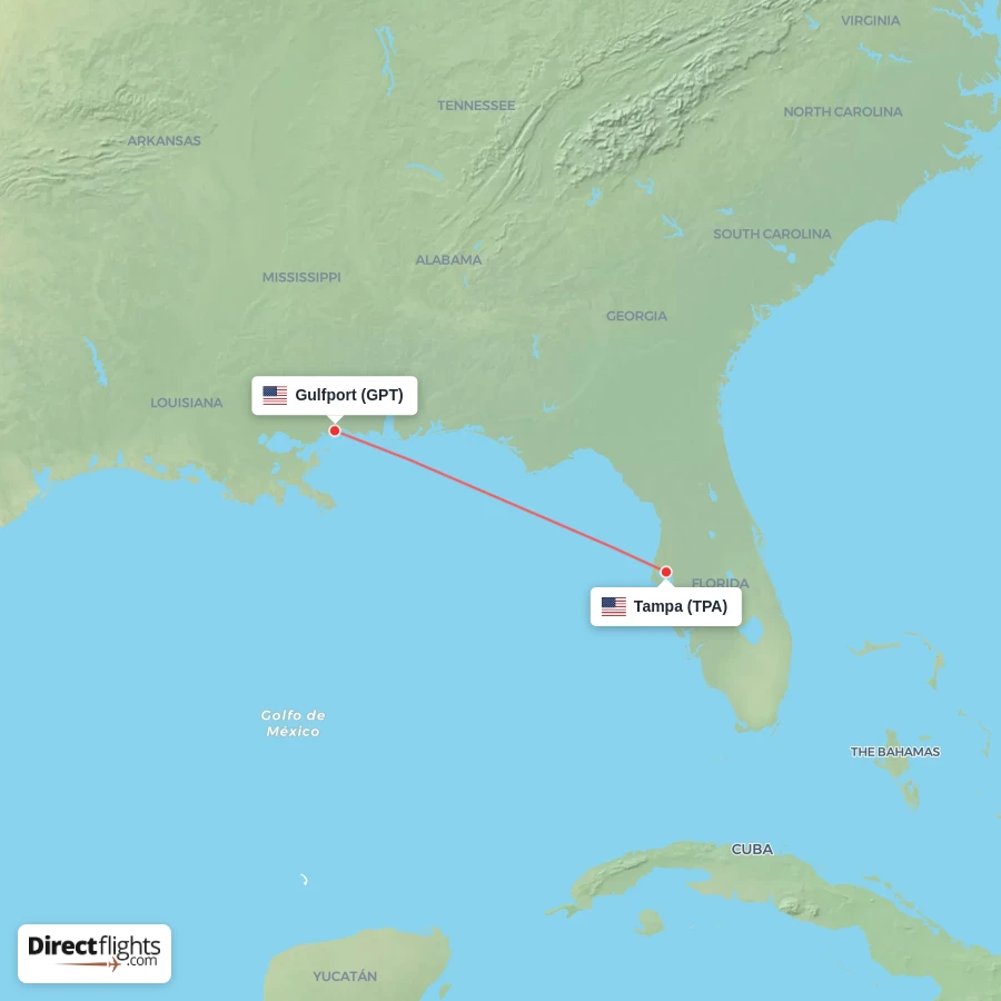 GPT - TPA route map
