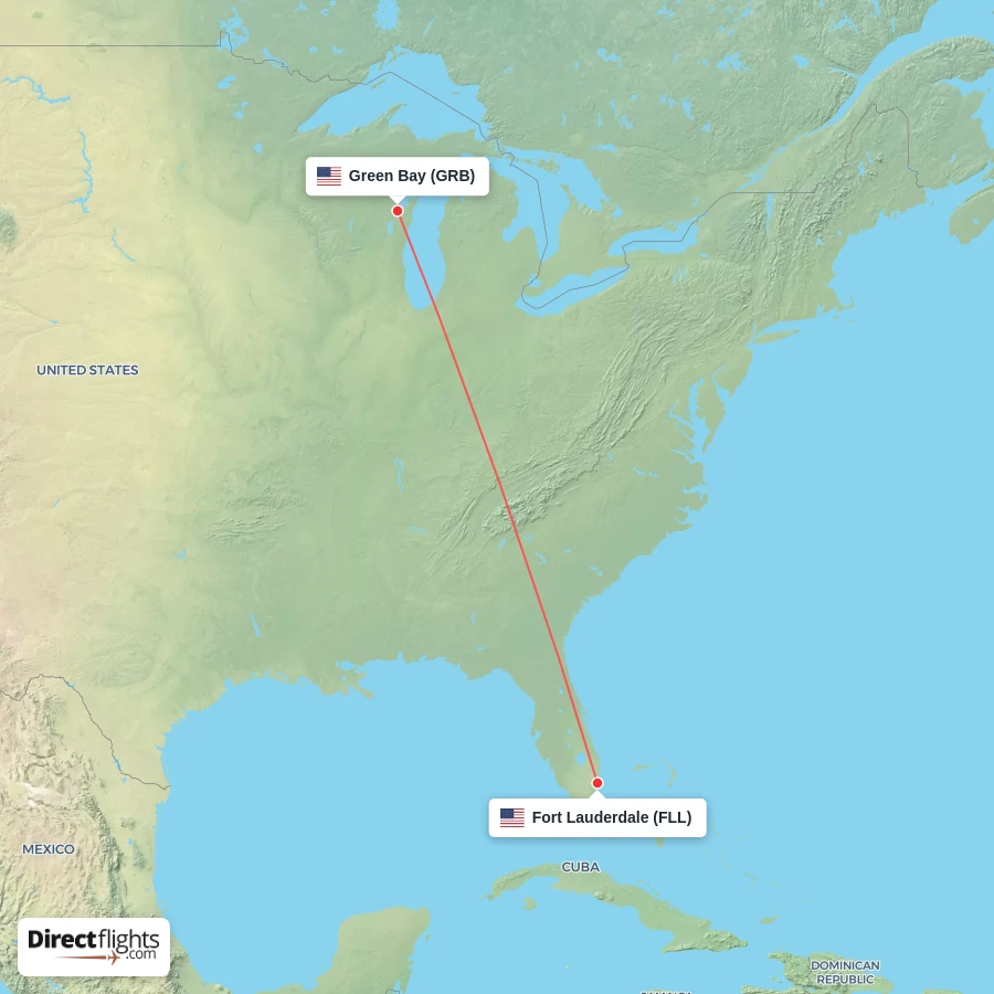 GRB - FLL route map