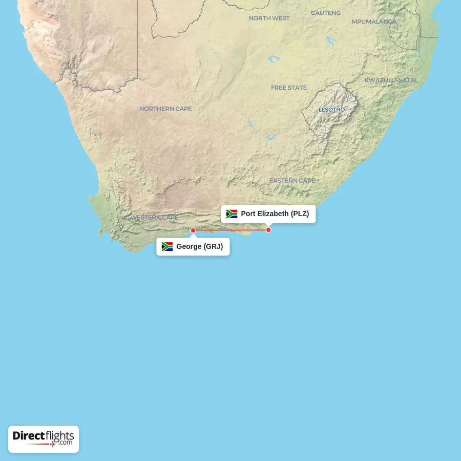 GRJ - PLZ route map
