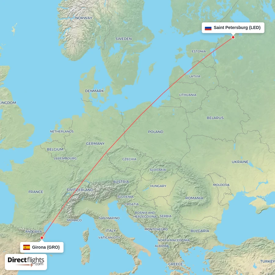 GRO - LED route map
