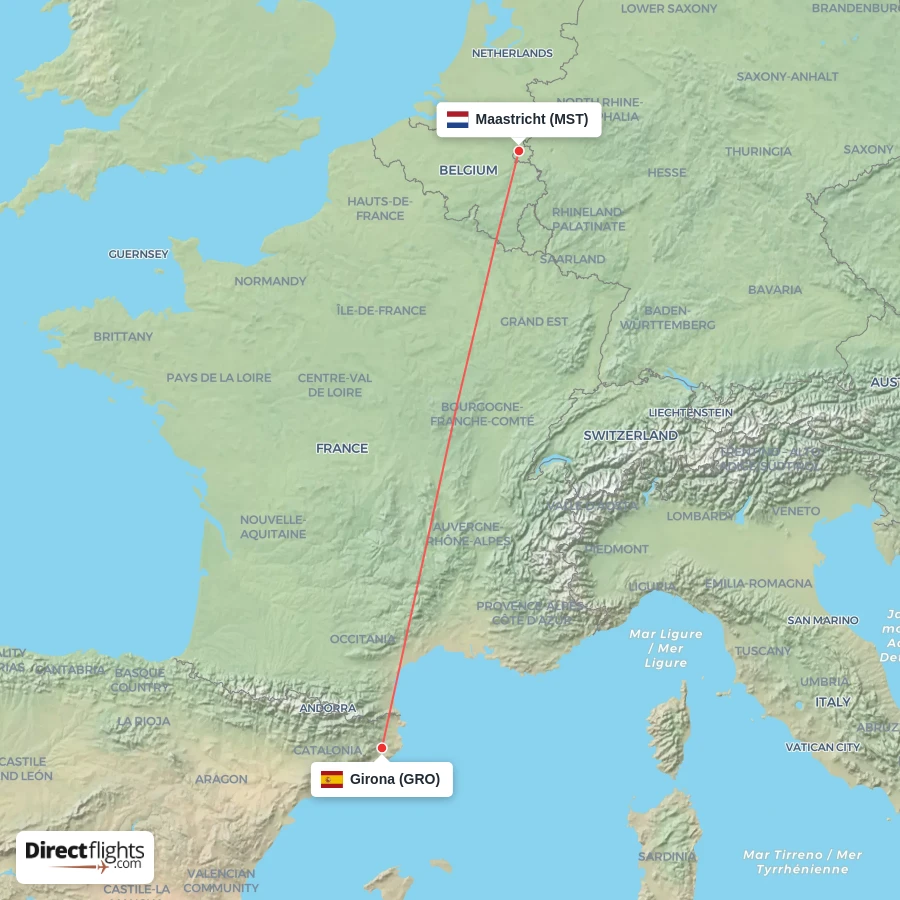 GRO - MST route map