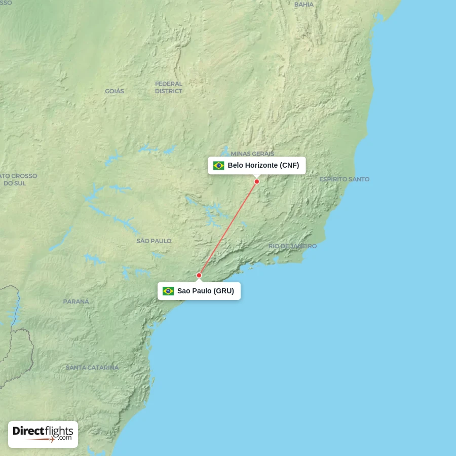 GRU - CNF route map