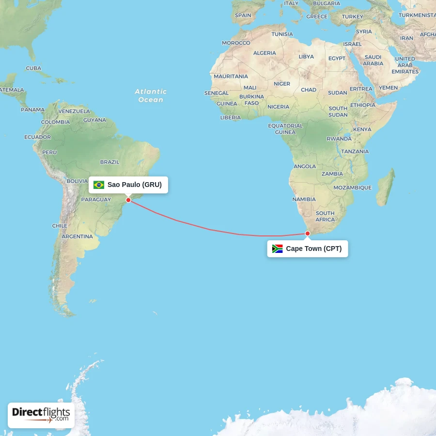 GRU - CPT route map