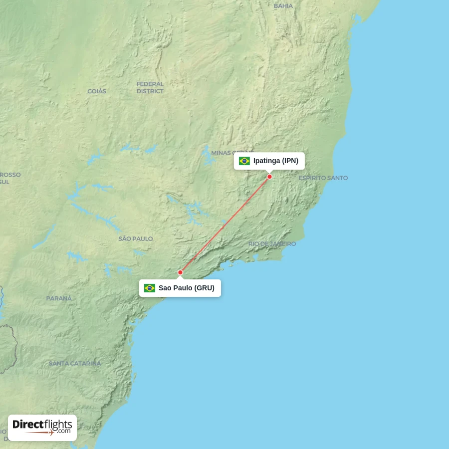 GRU - IPN route map