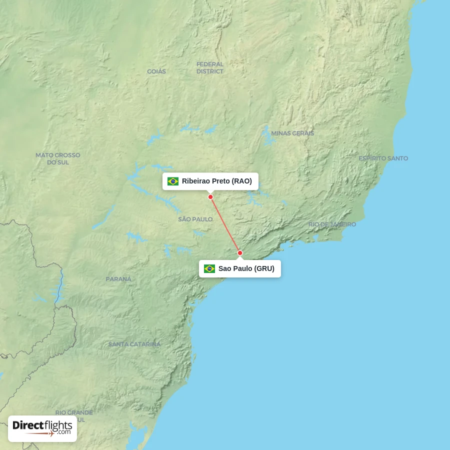 GRU - RAO route map
