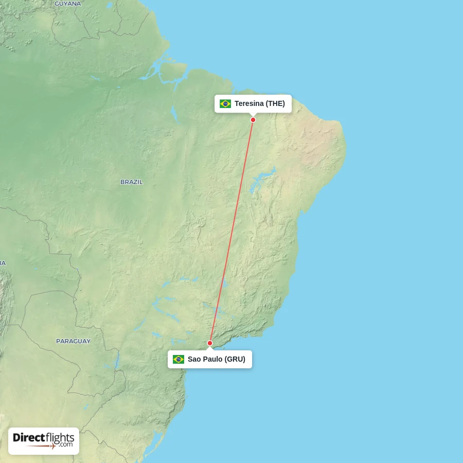GRU - THE route map