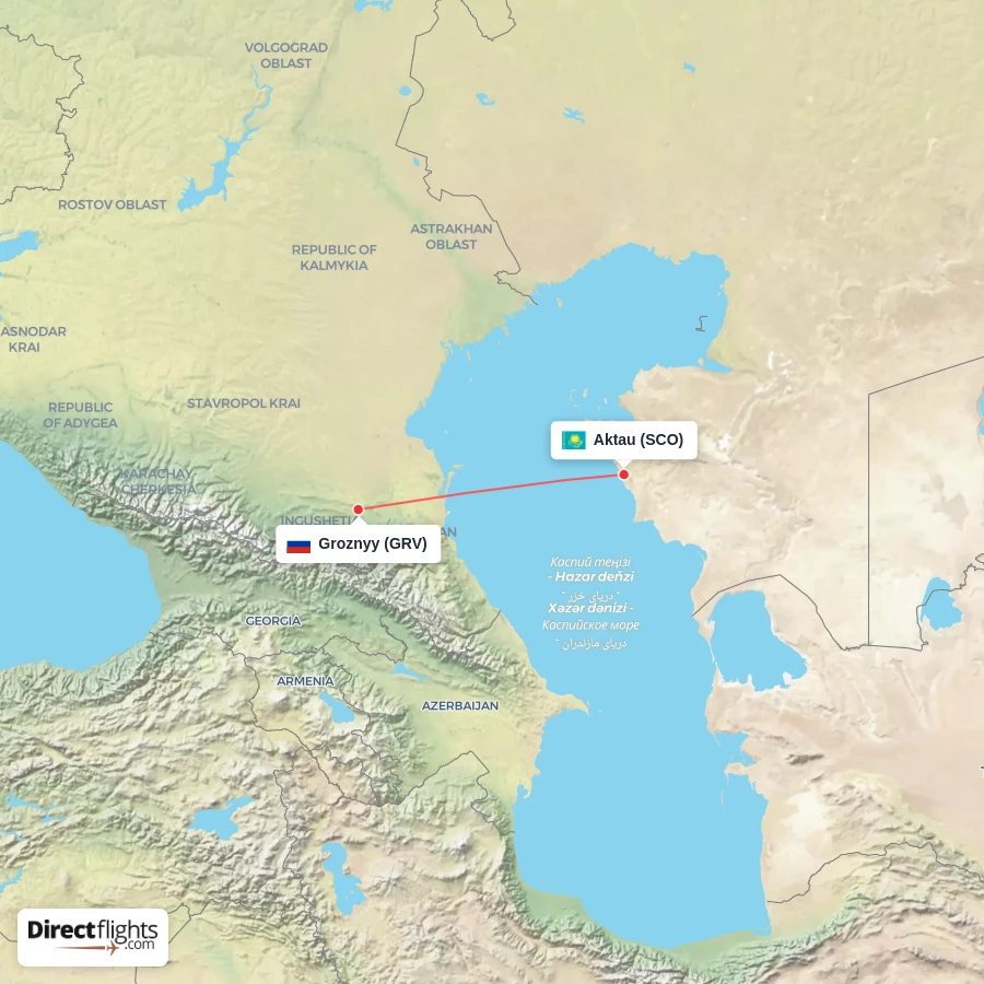 GRV - SCO route map