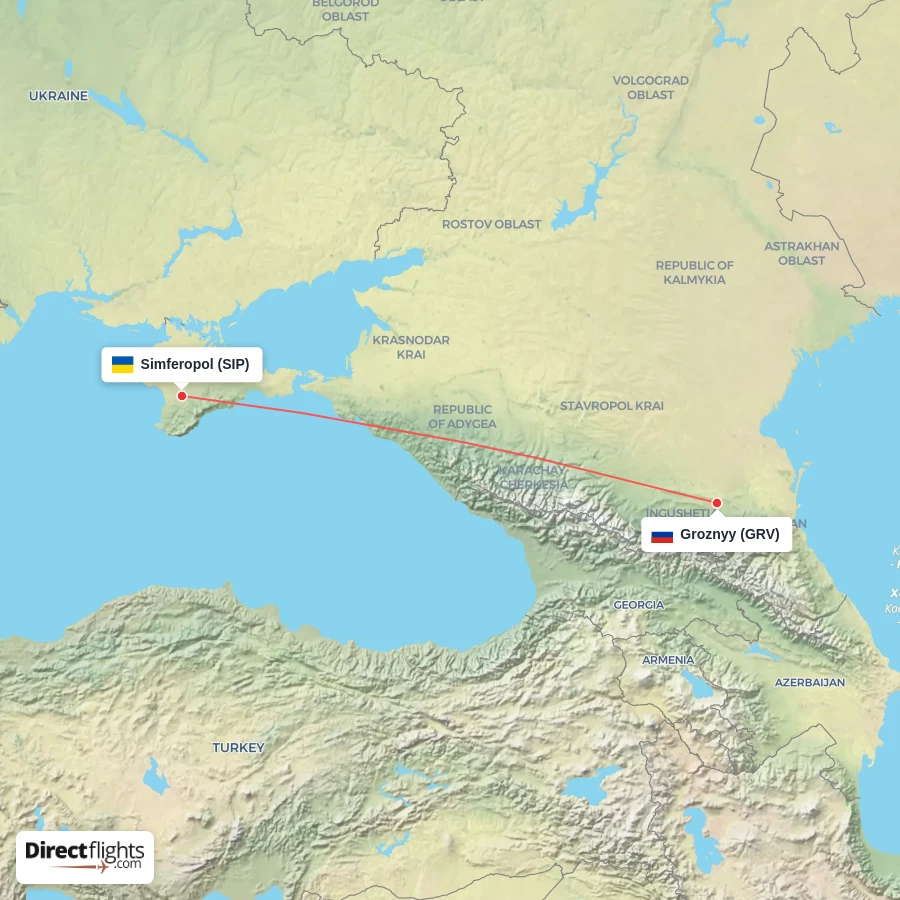GRV - SIP route map