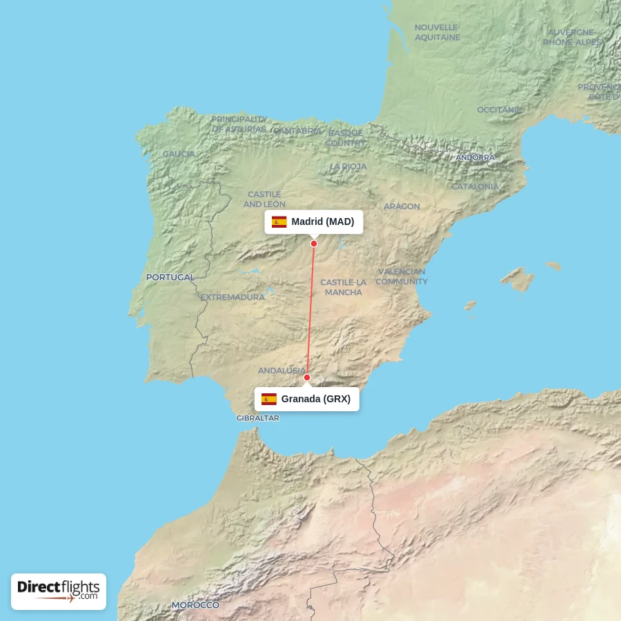 GRX - MAD route map
