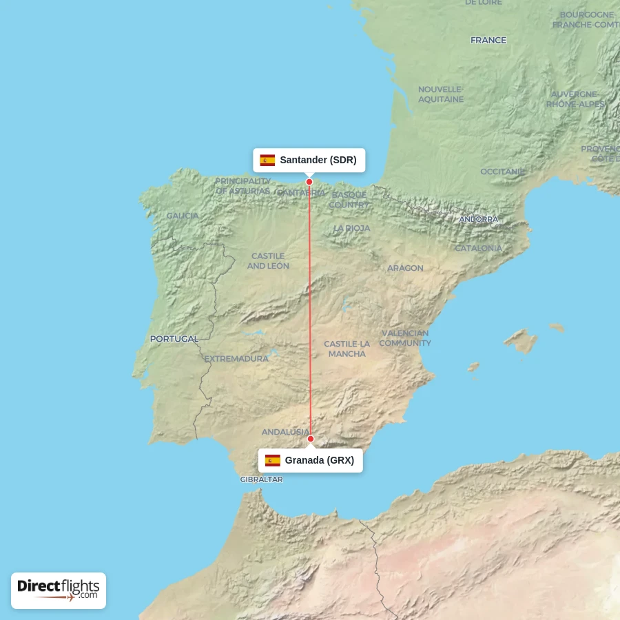 GRX - SDR route map