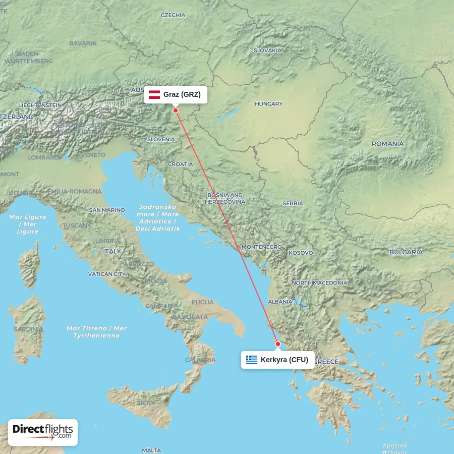 GRZ - CFU route map
