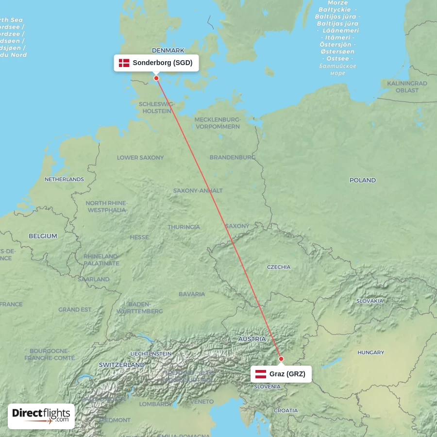 GRZ - SGD route map