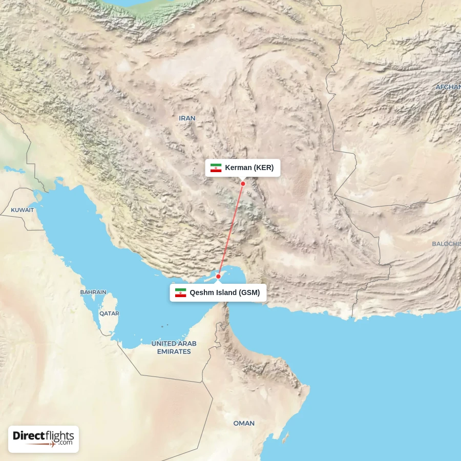 GSM - KER route map