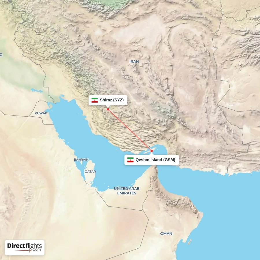GSM - SYZ route map