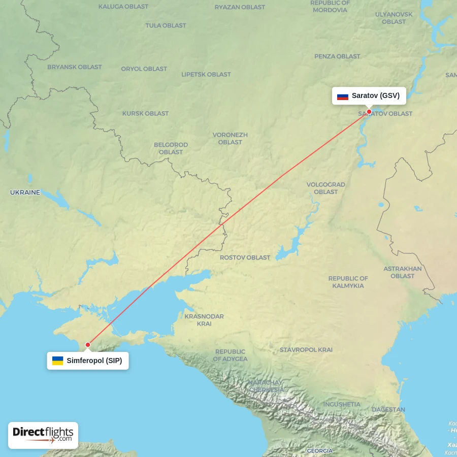 GSV - SIP route map