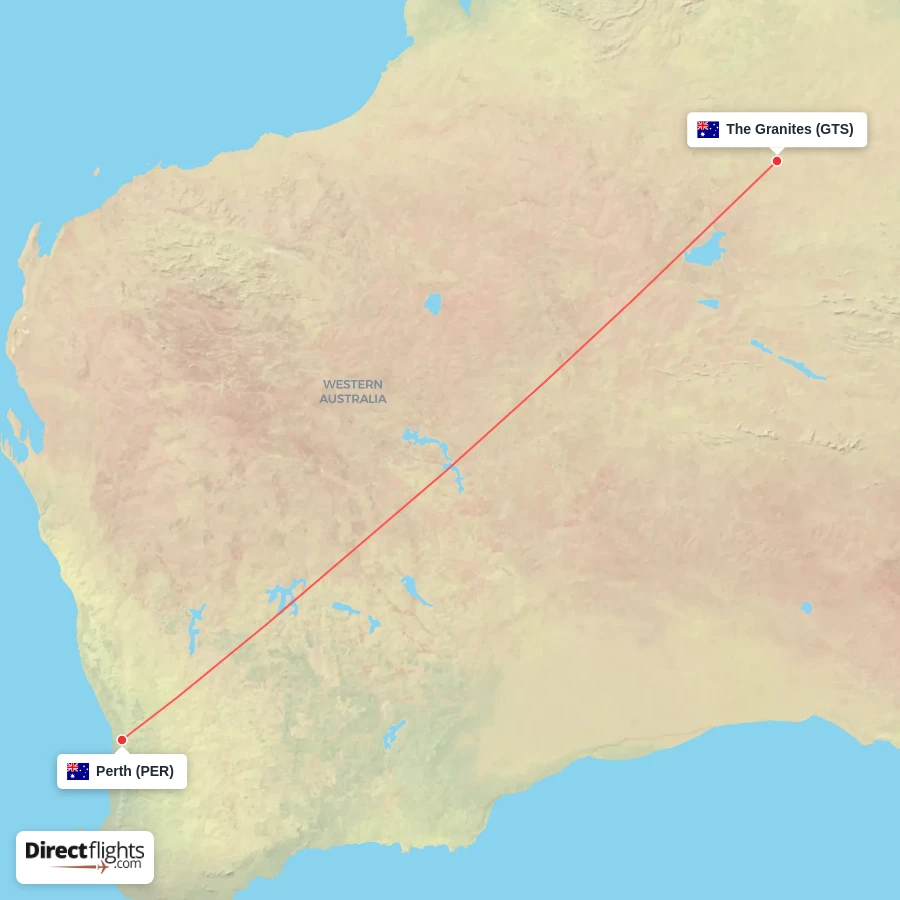 GTS - PER route map