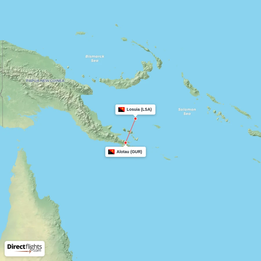 GUR - LSA route map