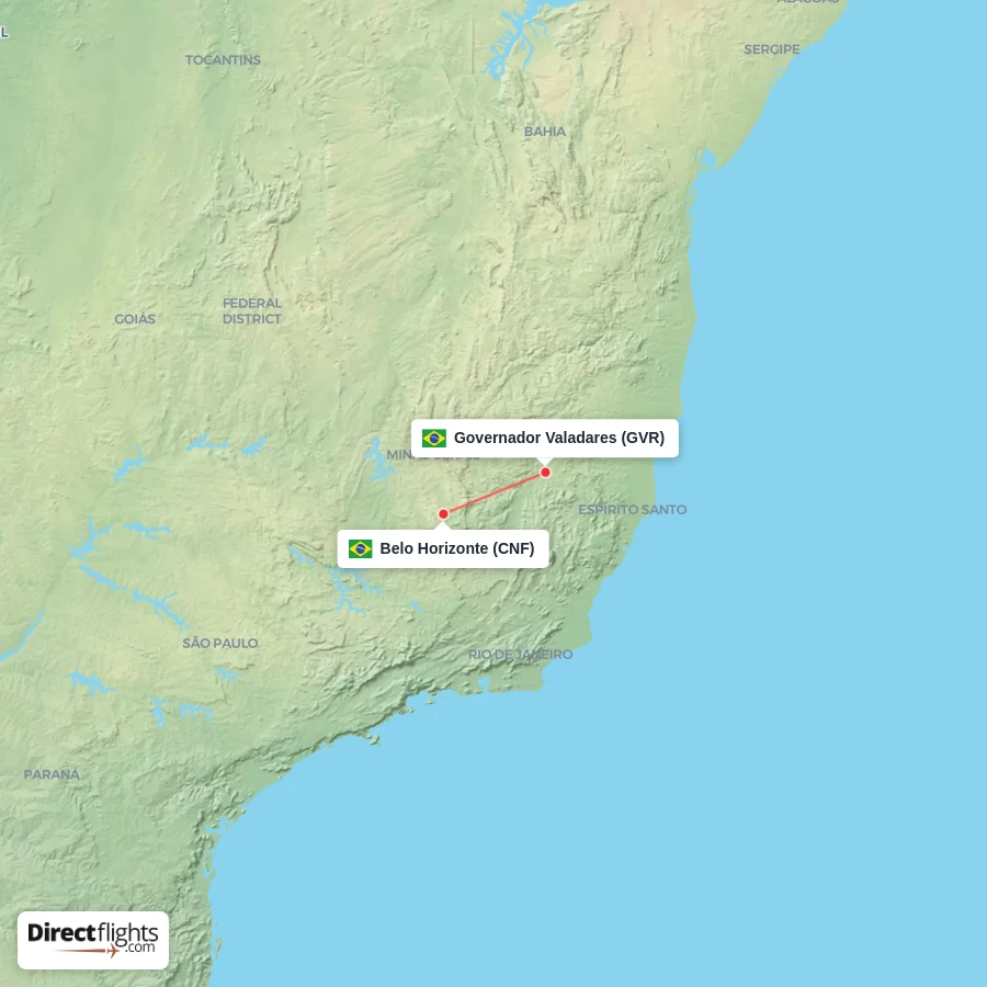 GVR - CNF route map