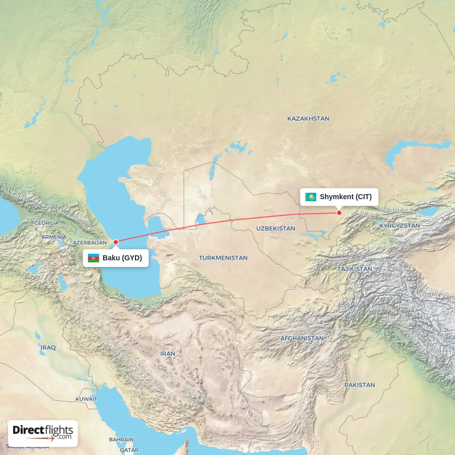 GYD - CIT route map