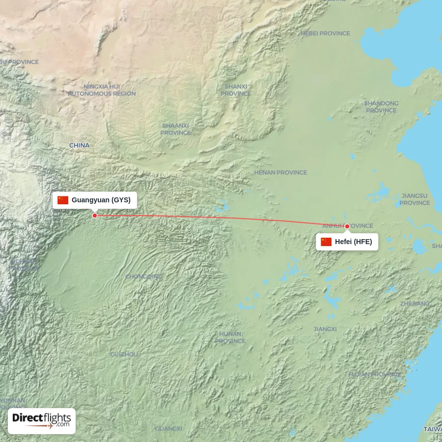GYS - HFE route map