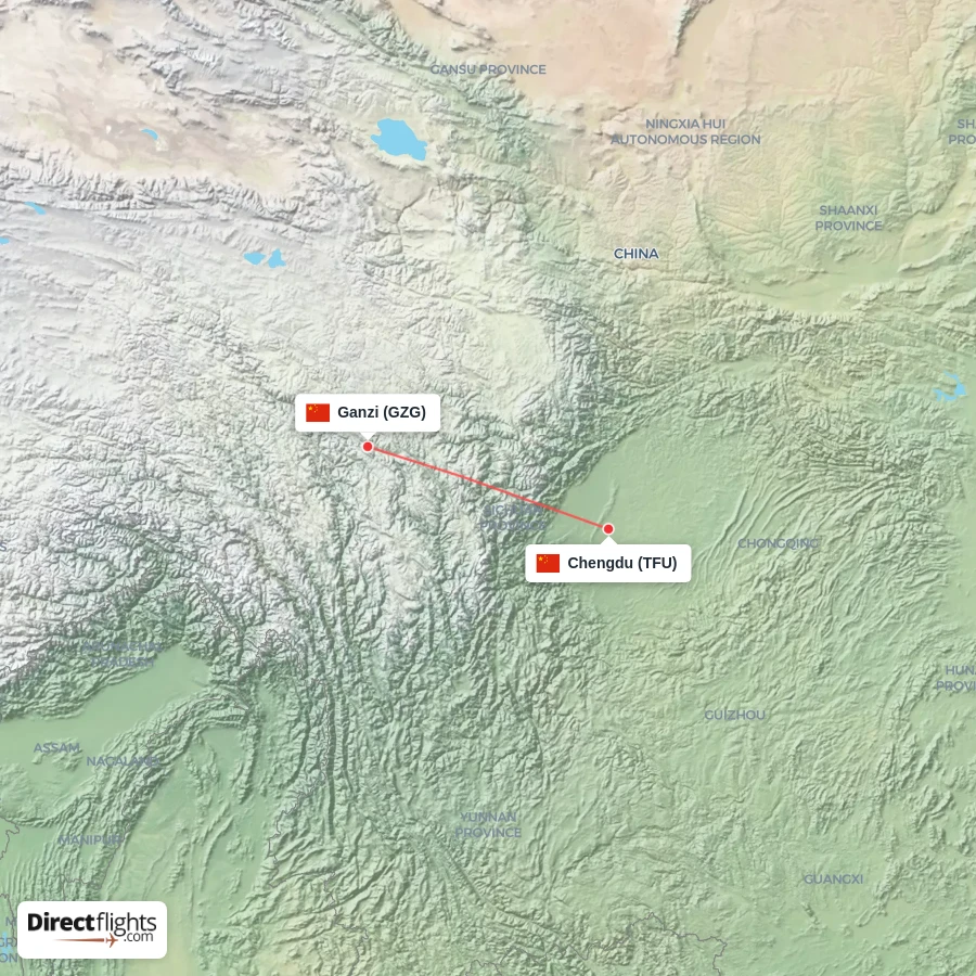 GZG - TFU route map