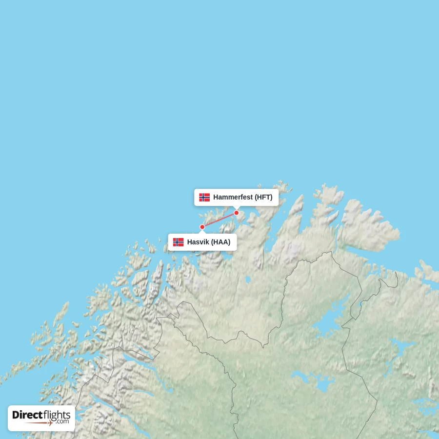 HAA - HFT route map