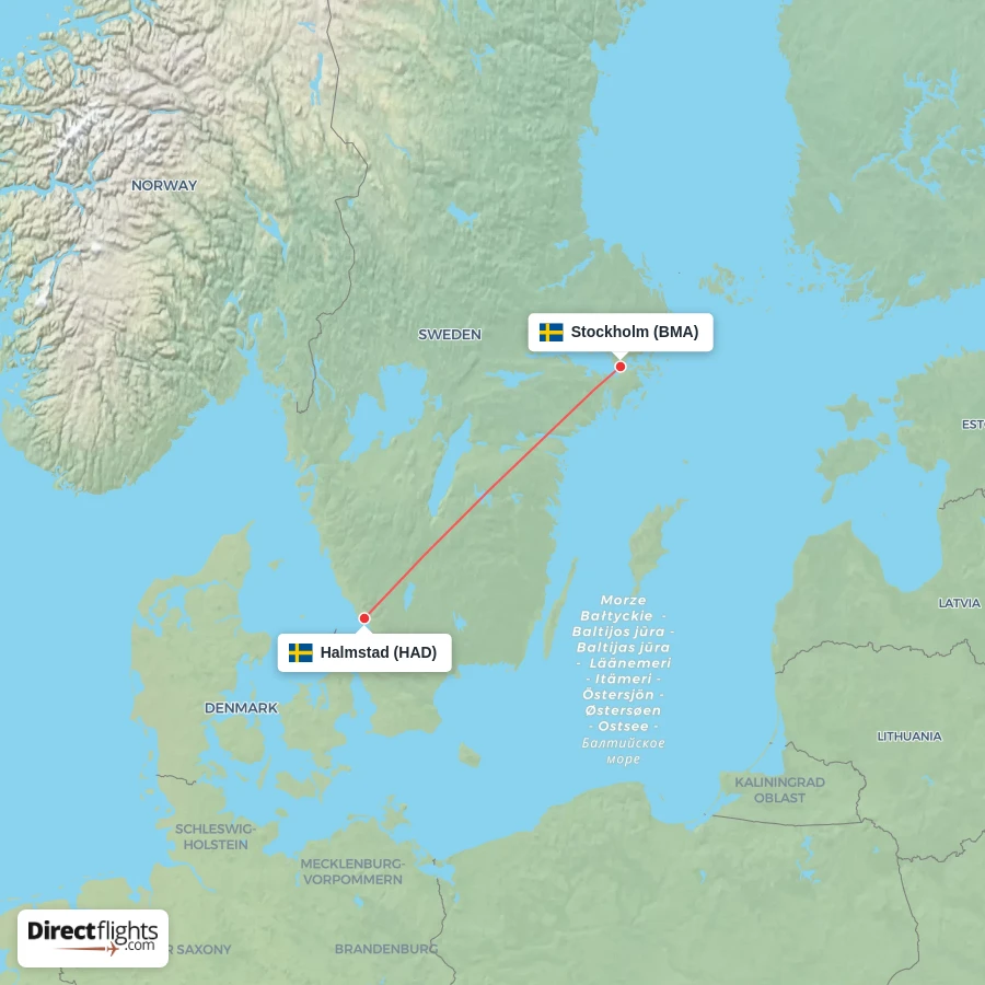HAD - BMA route map