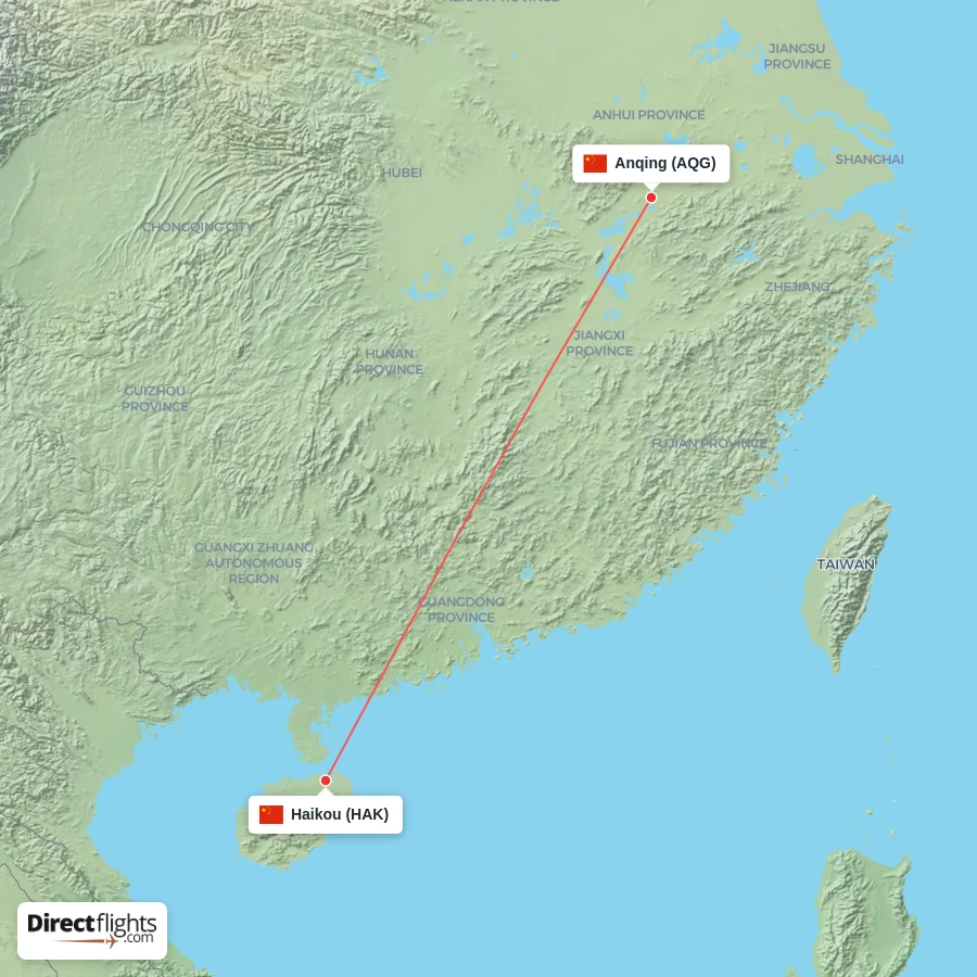 HAK - AQG route map