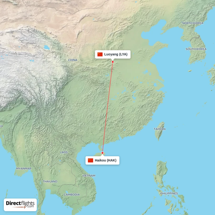 HAK - LYA route map