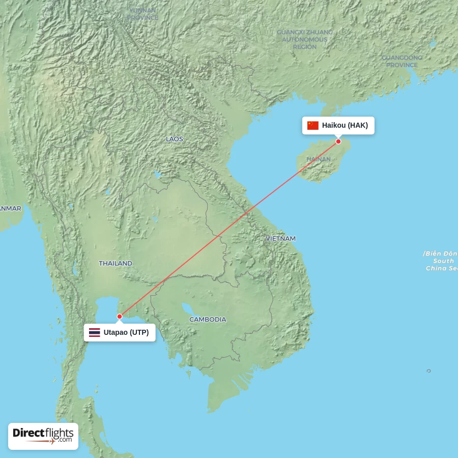 HAK - UTP route map
