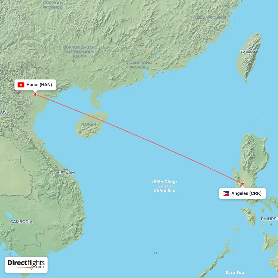 HAN - CRK route map