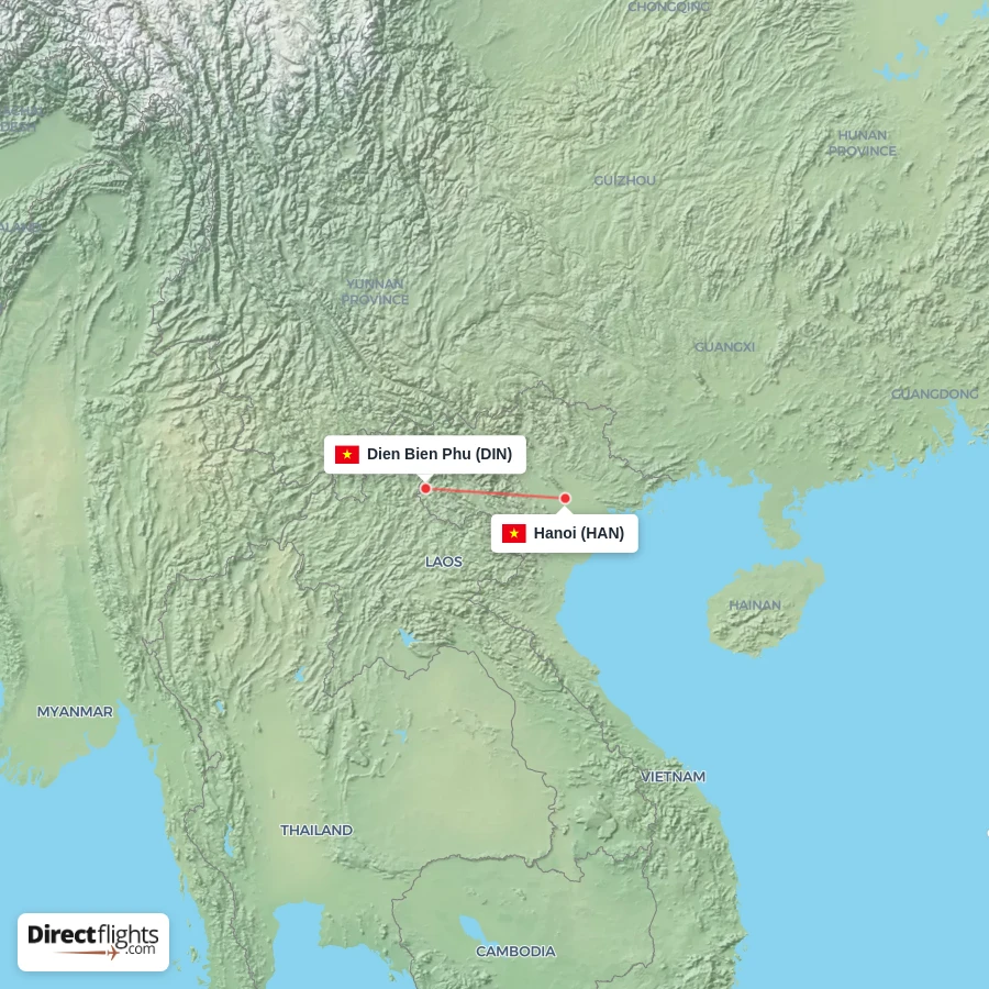 HAN - DIN route map