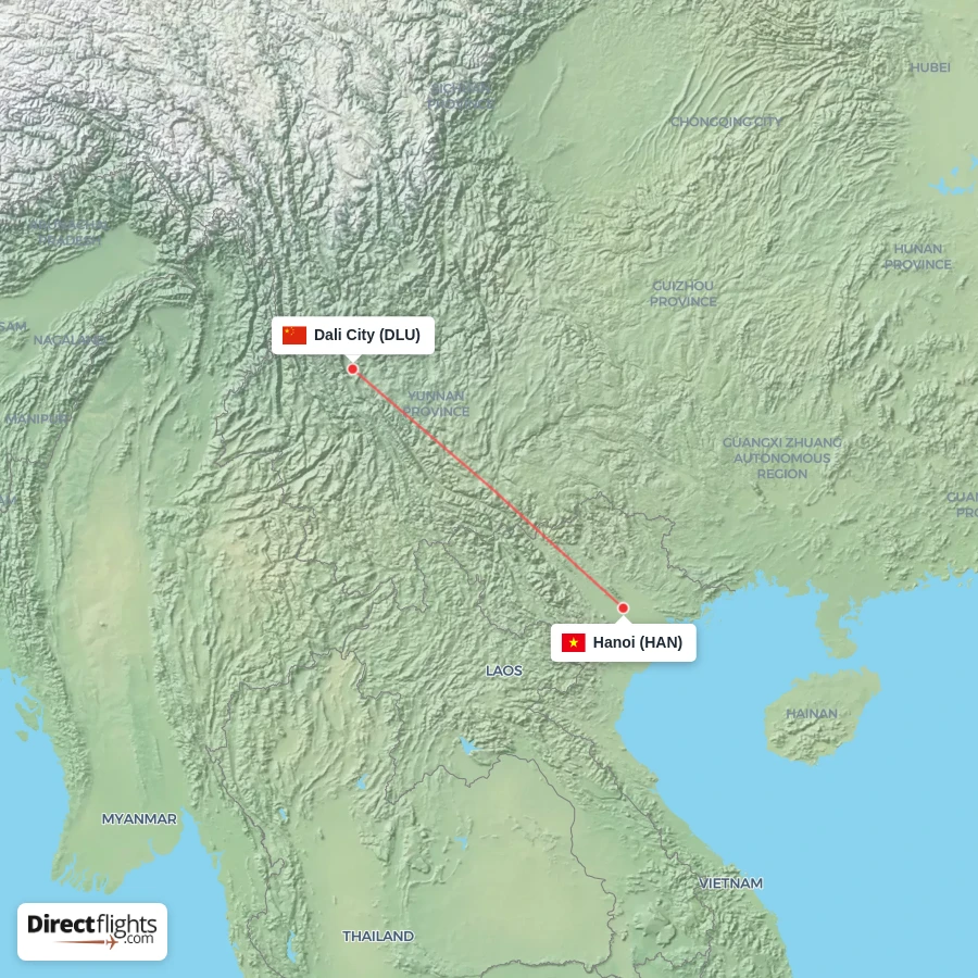 HAN - DLU route map