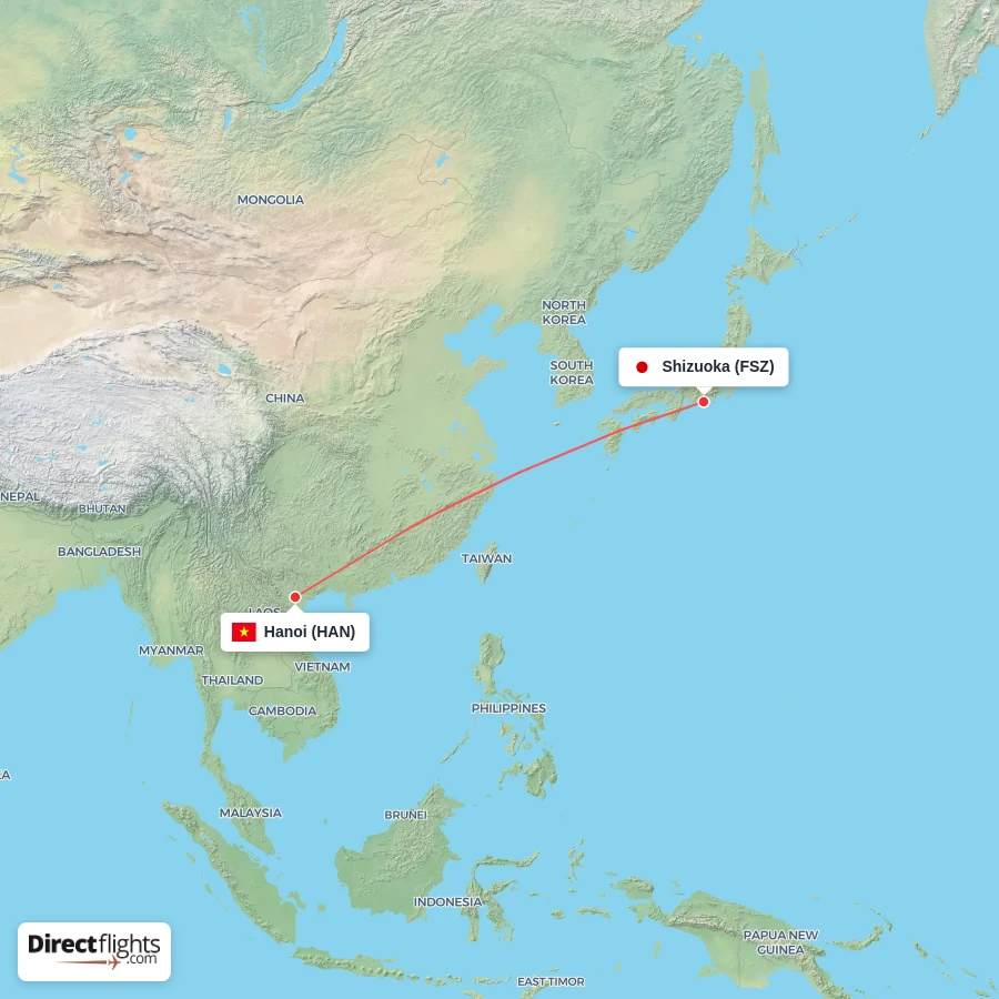HAN - FSZ route map