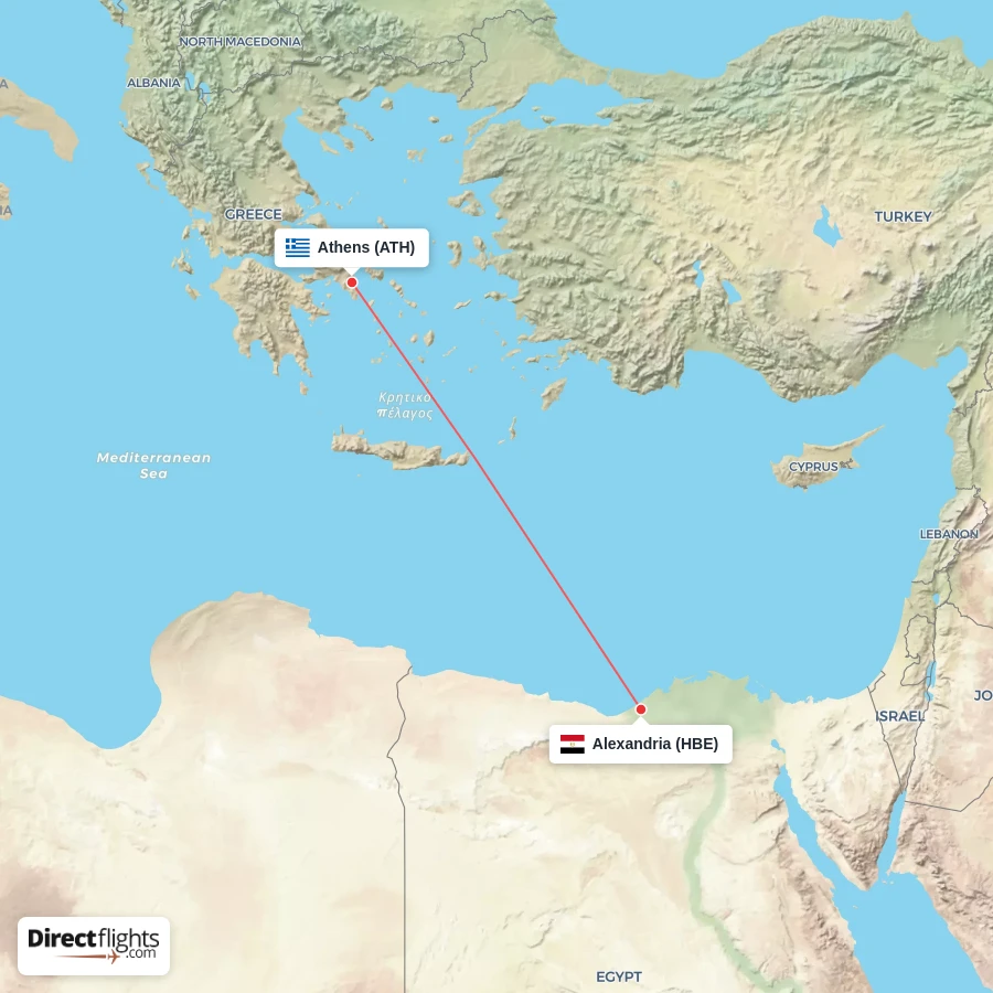 HBE - ATH route map