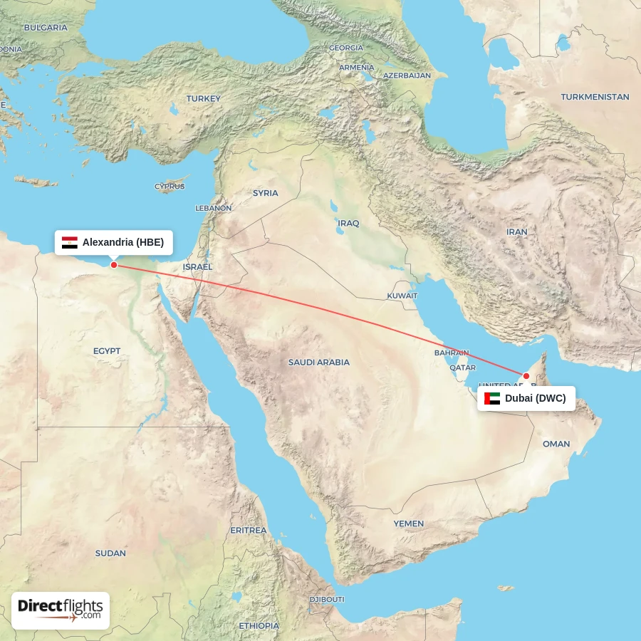 HBE - DWC route map