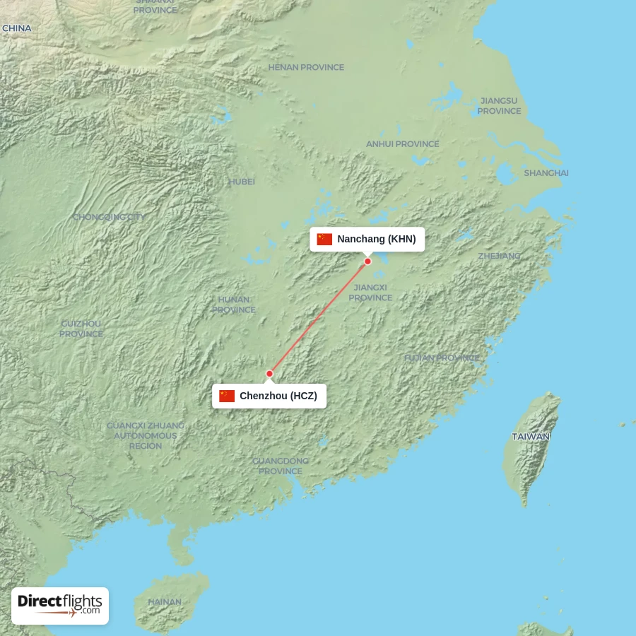 HCZ - KHN route map