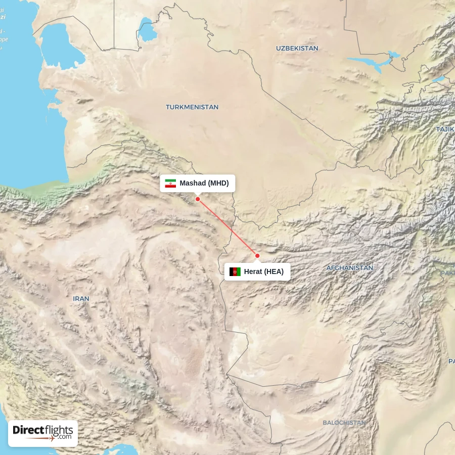 HEA - MHD route map