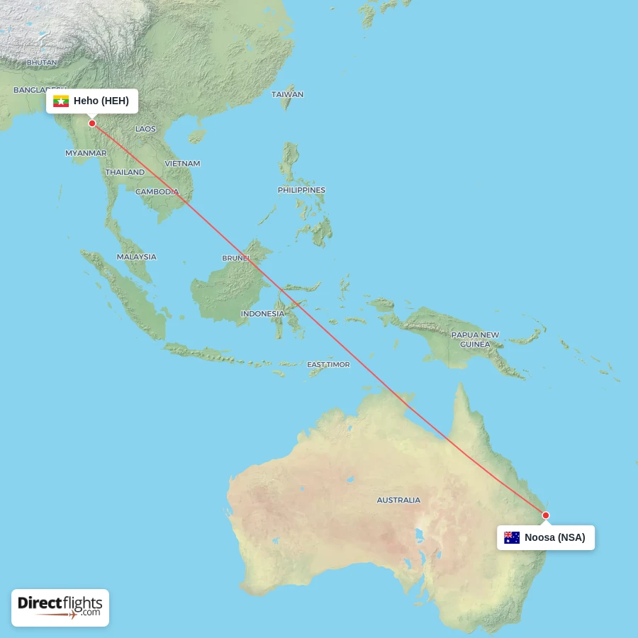 HEH - NSA route map