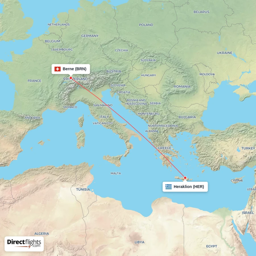 HER - BRN route map