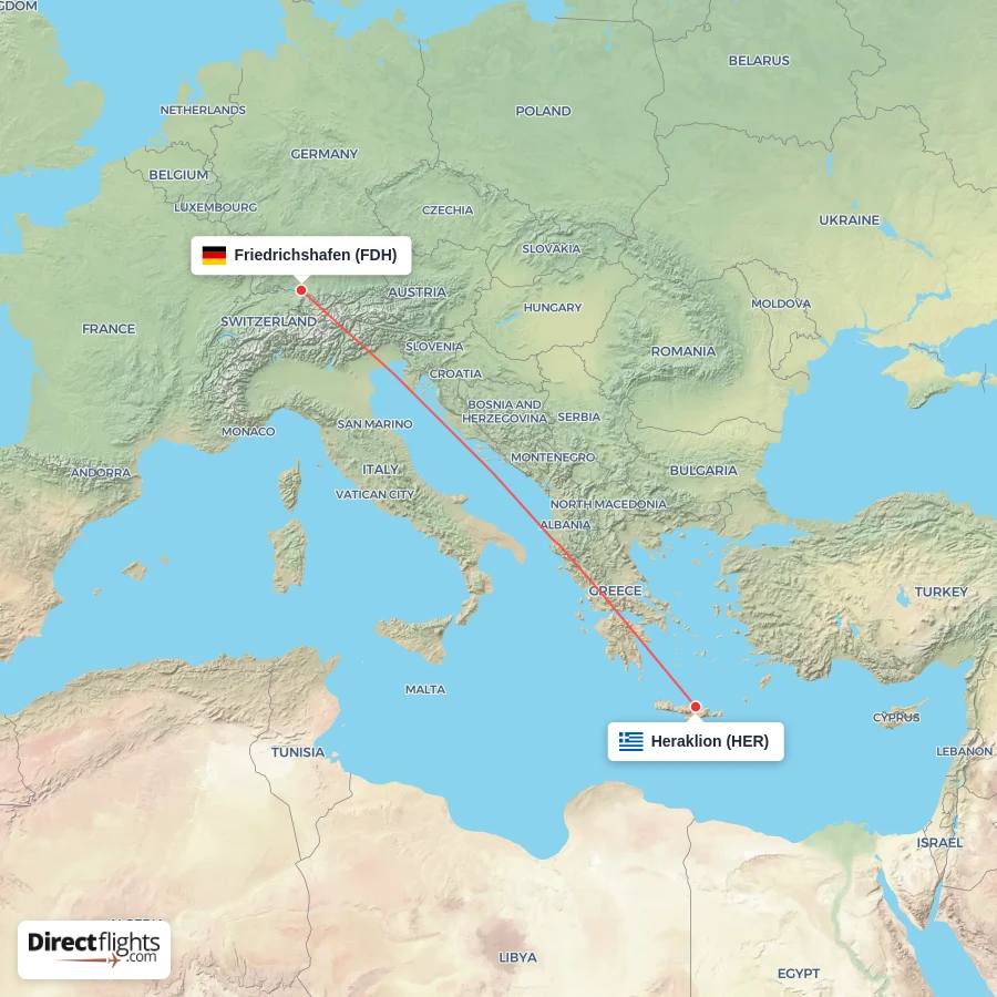 HER - FDH route map