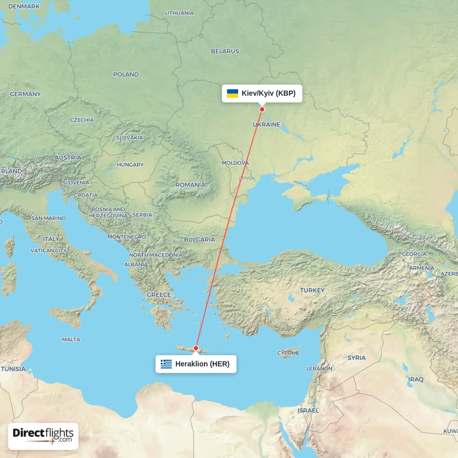 HER - KBP route map