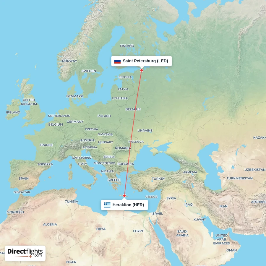 HER - LED route map